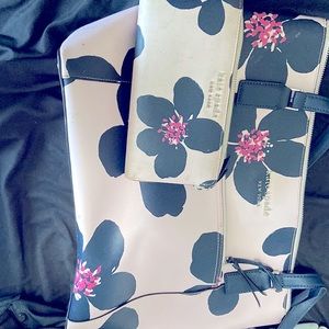 Kate spade tote bag and matching wallet